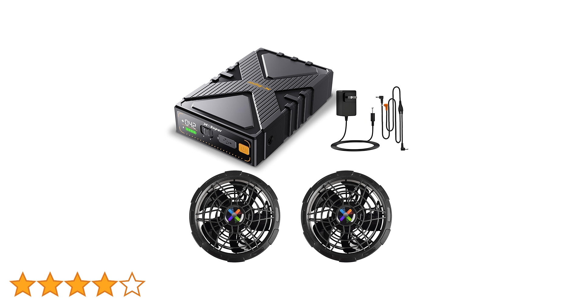 2025革新モデル 42V超高輸出 ファンバッテリーセット Amazon.co.jp: [Tanpluto]2025革新モデル 42V超高輸出 ファン